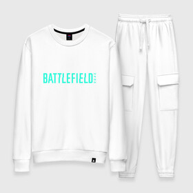 Женский костюм хлопок Battlefield 2042: в Ухте, 100% хлопок | на свитшоте круглая горловина, мягкая резинка по низу. Брюки заужены к низу, на них два вида карманов: два