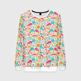 Женский свитшот 3D с принтом Спорт в Ухте, 100% полиэстер с мягким внутренним слоем | круглый вырез горловины, мягкая резинка на манжетах и поясе, свободная посадка по фигуре | sport | баскетбол | бейсбол | биатлон | бокс | боулинг | волейбол | гольф | зож | крикет | легкая атлетика | лыжный спорт | мма | плавание | регби | спорт | спортсмен | теннис | тяжелая атлетика