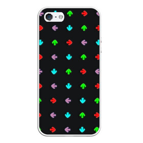 Чехол для iPhone 5/5S матовый с принтом Friday night funky arrows в Ухте, Силикон | Область печати: задняя сторона чехла, без боковых панелей | boyfriend | dance | dance game | friday night | friday night funky | funky | girlfriend | фрайдей найт фанкин