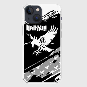 Чехол для iPhone 13 mini с принтом Haikyuu Ворон иероглиф в Ухте,  |  | anime | haikyu | haikyuu | karasuno | аниме | волейбол | ворон | кагеяма | карасуно | кей | кенма | козуме | куроо | маленький гигант | манга | мяч | некома | ойкава | сатори | сёё | тендо | тобио | тоору | хайкью | хината