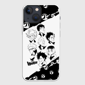Чехол для iPhone 13 mini с принтом ВОЛЕЙБОЛ семь персонажей в Ухте,  |  | anime | haikyu | haikyuu | karasuno | аниме | волейбол | ворон | кагеяма | карасуно | кей | кенма | козуме | куроо | маленький гигант | манга | мяч | некома | ойкава | сатори | сёё | тендо | тобио | тоору | хайкью | хината