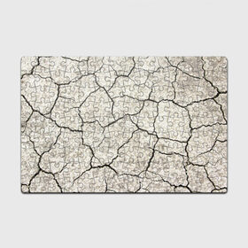 Головоломка Пазл магнитный 126 элементов Трещины на земле: в Ухте, полимерный материал с магнитным слоем | 126 деталей, размер изделия —  180*270 мм | абстрактно | абстрактные | абстрактный | абстракция | грунт | земле | земля | текстура | трещины