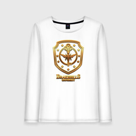 Женский лонгслив хлопок с принтом Волшебники / Брейкбиллс в Ухте, 100% хлопок |  | brakebills | magicians | quentin coldwater | the magicians | брейкбиллс | волшебники | волшебный мир | квентин колдуотер | магия | сериалы | филлори | школа магии