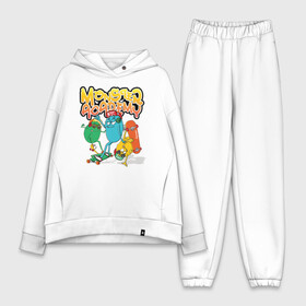 Женский костюм хлопок Oversize MonsterAcademy: в Ухте, | | monster academy | nyc | академия | иллюстрация | скейтборд