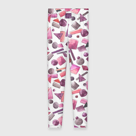 Леггинсы 3D с принтом Геометрический розовый в Ухте, 80% полиэстер, 20% эластан | Эластичный пояс, зауженные к низу, низкая посадка | abstraction | geometric | light | pink | withe | абстракция | белый | геометрический | геометрия | квадрат | круг | линии | розовый | светлый | треугольник