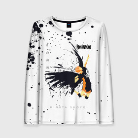Женский лонгслив 3D Шоё Хината с крыльями Haikyuu!!: в Ухте, 100% полиэстер | длинные рукава, круглый вырез горловины, полуприлегающий силуэт | 10 номер | haikyu | haikyuu | hinata shoyo | karasuno | аниме | волейбол | волейбольный клуб | карасуно | коротышка | красный | мальчик мяч | манга | рыжик | старшая школа | хаикую | чиби чан | шоё хината