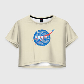 Женская футболка Crop-top 3D Nasa x Rocket league: в Ухте, 100% полиэстер | круглая горловина, длина футболки до линии талии, рукава с отворотами | game | games | race | rocket league | гонка | гоночка | игра | игры | лига ракет | машинки | рокет лига | футбол