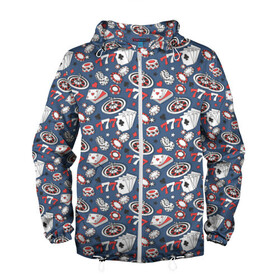 Мужская ветровка 3D с принтом Казино в Ухте, 100% полиэстер | подол и капюшон оформлены резинкой с фиксаторами, два кармана без застежек по бокам, один потайной карман на груди | 777 | cards | casino | chips | flash | fortune | game | joker | luck | omaha | poker | roulette | straight | texas holdem | tournament | азарт | джокер | игра | казино | карты | омаха | покер | рулетка | стрит | техасский холдэм | турнир | удача | фишки |