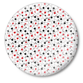 Значок с принтом Тузы в Ухте,  металл | круглая форма, металлическая застежка в виде булавки | 777 | cards | casino | chips | flash | fortune | game | joker | luck | omaha | poker | roulette | straight | texas holdem | tournament | азарт | джокер | игра | казино | карты | омаха | покер | рулетка | стрит | техасский холдэм | турнир | удача | фишки |