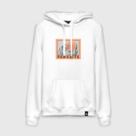 Женская толстовка хлопок с принтом Parasite в Ухте, френч-терри, мягкий теплый начес внутри (100% хлопок) | карман-кенгуру, эластичные манжеты и нижняя кромка, капюшон с подкладом и шнурком | bong joon ho | korea | parasite | актер | драма | канны | кино | комедия | корея | оскар | паразиты | пон чжун хо | режиссер | семья | триллер