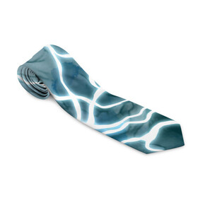 Галстук 3D с принтом Молнии в Ухте, 100% полиэстер | Длина 148 см; Плотность 150-180 г/м2 | абстракция | батик | иллюзия | молния | подсветка | разводы | свечение | текстура