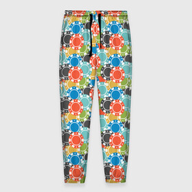 Мужские брюки 3D с принтом Фишки в Ухте, 100% полиэстер | манжеты по низу, эластичный пояс регулируется шнурком, по бокам два кармана без застежек, внутренняя часть кармана из мелкой сетки | Тематика изображения на принте: 777 | cards | casino | chips | flash | fortune | game | joker | luck | omaha | poker | roulette | straight | texas holdem | tournament | азарт | джокер | игра | казино | карты | омаха | покер | рулетка | стрит | техасский холдэм | турнир | удача | фишки |