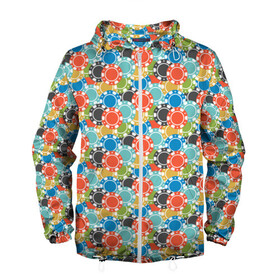 Мужская ветровка 3D с принтом Фишки в Ухте, 100% полиэстер | подол и капюшон оформлены резинкой с фиксаторами, два кармана без застежек по бокам, один потайной карман на груди | 777 | cards | casino | chips | flash | fortune | game | joker | luck | omaha | poker | roulette | straight | texas holdem | tournament | азарт | джокер | игра | казино | карты | омаха | покер | рулетка | стрит | техасский холдэм | турнир | удача | фишки |