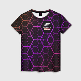 Женская футболка 3D Forza Horizon Форза: в Ухте, 100% полиэфир ( синтетическое хлопкоподобное полотно) | прямой крой, круглый вырез горловины, длина до линии бедер | auto | avto | car | forza | game | horizon | motorsport | nfs | race | speed | авто | гонки | игра | машина | нфс | скорость | форза | хорайзен
