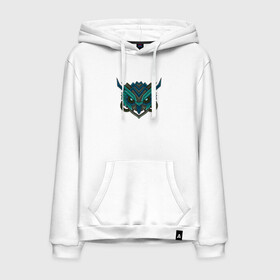 Мужская толстовка хлопок Филин орнамент: в Ухте, френч-терри, мягкий теплый начес внутри (100% хлопок) | карман-кенгуру, эластичные манжеты и нижняя кромка, капюшон с подкладом и шнурком | owl | орнамент | птица | птицы | сова | филин