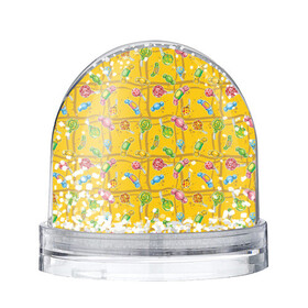 Игрушка Снежный шар Конфеты: в Ухте, Пластик | Изображение внутри шара печатается на глянцевой фотобумаге с двух сторон | background | candy | lollipops | pattern | texture | конфеты | леденцы | паттерн | текстура | фон