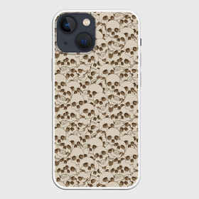 Чехол для iPhone 13 mini с принтом Черепа в Ухте,  |  | skull | zombie | адамова голова | зомби | кладбище | мертвец | могила | мумия | навь | пират | скелет | ужас | череп | череп и кости | черепок | черепушка