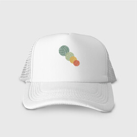 Кепка тракер с сеткой с принтом Мячики в Ухте, трикотажное полотно; задняя часть — сетка | длинный козырек, универсальный размер, пластиковая застежка | ball | beach | game | sport | volley | volleyball | волейбол | волейболист | волейболистка | гол | игра | игрок | мяч | площадка | пляж | пляжный | победа | сетка | спорт | тренер | чемпион