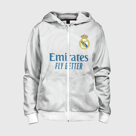 Детская толстовка 3D на молнии с принтом Реал Мадрид форма 2021/2022 в Ухте, 100% полиэстер |  манжеты и пояс оформлены широкой мягкой резинкой, двухслойный капюшон со шнурком для регулировки, спереди карманы и застежка-молния
 | 2021 | 2022 | madrid | real | испания | мадрид | новая | реал | реал мадрид | форма | футбол