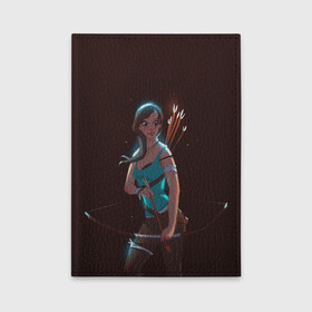 Обложка для автодокументов с принтом Sweet Lara в Ухте, натуральная кожа |  размер 19,9*13 см; внутри 4 больших “конверта” для документов и один маленький отдел — туда идеально встанут права | game | games | lara croft | tomb rider | игра | игры | лара крофт | расхитительница гробниц | томб райдер