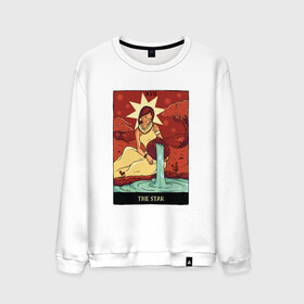 Мужской свитшот хлопок с принтом The Star Girl карта ТАРО в Ухте, 100% хлопок |  | art | esoteric | landscape | mother earth | nature | religion | tarot card | арт | водолей | гадание | девушка | женщина | засуха | звезда | иллюстрация | карты таро | мать земля | мать природа | пейзаж | рисунок | семнадцать