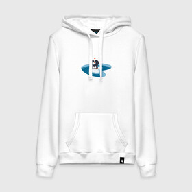 Женская толстовка хлопок с принтом Пингвины любовь в Ухте, френч-терри, мягкий теплый начес внутри (100% хлопок) | карман-кенгуру, эластичные манжеты и нижняя кромка, капюшон с подкладом и шнурком | Тематика изображения на принте: penguin | любовь | пингвин | пингвины | птица