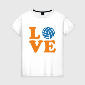 Женская футболка хлопок Volleyball Love: в Ухте, 100% хлопок | прямой крой, круглый вырез горловины, длина до линии бедер, слегка спущенное плечо | ball | beach | game | mother | sport | volley | volleyball | волейбол | волейболист | волейболистка | гол | игра | игрок | мама | мяч | площадка | пляж | пляжный | победа | сетка | спорт | тренер | чемпион