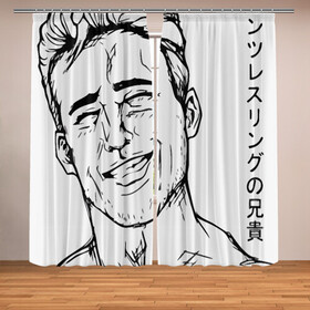 Фотошторы гачимучи: в Ухте, Блэкаут (светозащита 90%) / Габардин (светозащита 40% | 2 полотна шириной по 145 см; Высота 200-300 см; Крепление: шторная лента (на крючки); | gachi | gachimuchi | гачимучи | япония