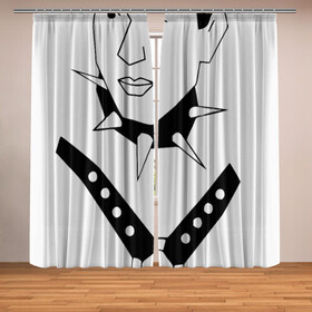 Фотошторы gachi: в Ухте, Блэкаут (светозащита 90%) / Габардин (светозащита 40% | 2 полотна шириной по 145 см; Высота 200-300 см; Крепление: шторная лента (на крючки); | gachi | gachimuchi | гачимучи | япония