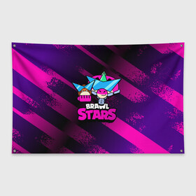 Флаг-баннер с принтом Плохиш Базз Buzz Brawl Stars в Ухте, 100% полиэстер | размер 67 х 109 см, плотность ткани — 95 г/м2; по краям флага есть четыре люверса для крепления | brawl | brawl stars | brawlstars | brawl_stars | buz | buzz | баз | базз | бравл | бравлстарс | буз