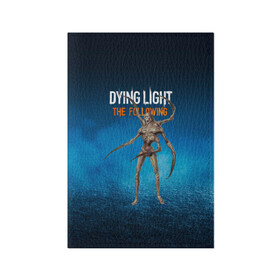 Обложка для паспорта матовая кожа с принтом Dying light Мутант в Ухте, натуральная матовая кожа | размер 19,3 х 13,7 см; прозрачные пластиковые крепления | Тематика изображения на принте: dying light | аномалия | зараженный | монстр | мутант | ужасы | урод | хоррор