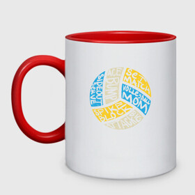 Кружка двухцветная с принтом Volleyball Mom в Ухте, керамика | объем — 330 мл, диаметр — 80 мм. Цветная ручка и кайма сверху, в некоторых цветах — вся внутренняя часть | ball | beach | game | mother | sport | volley | volleyball | волейбол | волейболист | волейболистка | гол | игра | игрок | мама | мяч | площадка | пляж | пляжный | победа | сетка | спорт | тренер | чемпион