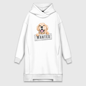 Платье-худи хлопок с принтом Dog Wanted в Ухте,  |  | cute | dog | wanted | woof | гав | забавный | пес | песель | песик | смешной | собака | собачка | щенок