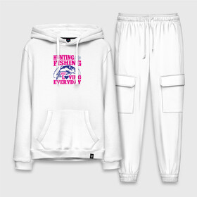 Мужской костюм хлопок с толстовкой Hunting  Fishing: в Ухте,  |  | арт | иллюстрация | охота | рыба | удочка | хобби