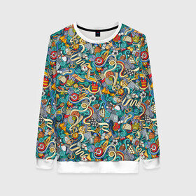 Женский свитшот 3D с принтом Sport в Ухте, 100% полиэстер с мягким внутренним слоем | круглый вырез горловины, мягкая резинка на манжетах и поясе, свободная посадка по фигуре | sport | баскетбол | бейсбол | биатлон | бокс | боулинг | волейбол | гольф | зож | крикет | легкая атлетика | лыжный спорт | мма | плавание | регби | спорт | спортсмен | теннис | тяжелая атлетика