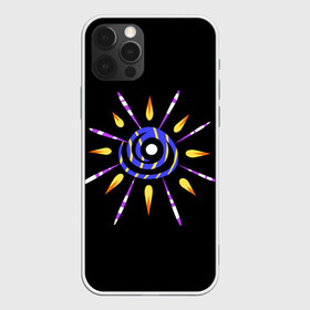 Чехол для iPhone 12 Pro Max с принтом спираль с лучами в Ухте, Силикон |  | Тематика изображения на принте: звезда | космос | лучи | необычное | неон | нло | прикольное | спираль | странное | фрик