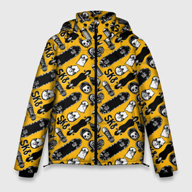 Мужская зимняя куртка 3D с принтом SK8 в Ухте, верх — 100% полиэстер; подкладка — 100% полиэстер; утеплитель — 100% полиэстер | длина ниже бедра, свободный силуэт Оверсайз. Есть воротник-стойка, отстегивающийся капюшон и ветрозащитная планка. 

Боковые карманы с листочкой на кнопках и внутренний карман на молнии. | extreme sports | sk8 | skate | skateboarding | skater | skating | sport | катание | серфинг | скейт | скейтбординг | скейтер | скейтинг | экстрим спорт