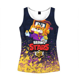 Женская майка 3D с принтом Грифф | Griff (COIN) в Ухте, 100% полиэстер | круглая горловина, прямой силуэт, длина до линии бедра | brawl stars | coin | griff | pin | бравл старс | грифф | монеты