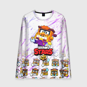 Мужской лонгслив 3D Грифф | Griff (PAINT): в Ухте, 100% полиэстер | длинные рукава, круглый вырез горловины, полуприлегающий силуэт | brawl stars | coin | griff | pin | бравл старс | грифф | монеты