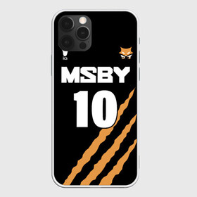 Чехол для iPhone 12 Pro Max с принтом 10 | MSBY | BLACK JACKALS в Ухте, Силикон |  | Тематика изображения на принте: barnes | black jackals | fly high | haikyuu | msby | аниме | волейбол | карасуно | хайкью карасуно | хината