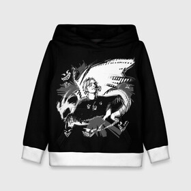 Детская толстовка 3D с принтом Андрей Пиро в Ухте, 100% полиэстер | двухслойный капюшон со шнурком для регулировки, мягкие манжеты на рукавах и по низу толстовки, спереди карман-кенгуру с мягким внутренним слоем | Тематика изображения на принте: hip hop | pyrokinesis | rap | rep | андрей фёдорович | исполнители | исполнитель | музыка | пирокинезис | пирокинесис | реп