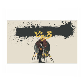 Бумага для упаковки 3D Dororo | Jorogumo (Z): в Ухте, пластик и полированная сталь | круглая форма, металлическое крепление в виде кольца | anime | dororo | jorogumo | manga | аниме | демон | джорогумо | дороро | манга | монстр | паук | паучиха | упырь | фентази | фэнтази