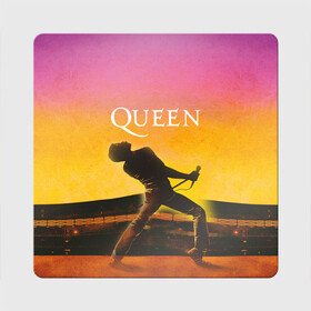 Магнит виниловый Квадрат с принтом Queen | Freddie Mercury (Z) в Ухте, полимерный материал с магнитным слоем | размер 9*9 см, закругленные углы | Тематика изображения на принте: freddie mercury | music | queen | брайан мэй | глэм рок | джон дикон | королева | музыка | поп рок | роджер тейлор | фредди меркьюри | хард рок