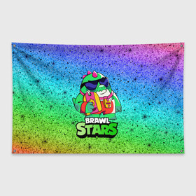 Флаг-баннер с принтом Базз Buzz Brawl Stars в Ухте, 100% полиэстер | размер 67 х 109 см, плотность ткани — 95 г/м2; по краям флага есть четыре люверса для крепления | brawl | brawl stars | brawlstars | brawl_stars | buz | buzz | баз | базз | бравл | бравлстарс | буз