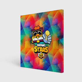 Холст квадратный с принтом Грифф Griff Brawl Stars в Ухте, 100% ПВХ |  | brawl | brawl stars | brawlstars | brawl_stars | grif | griff | бравл | бравлстарс | грифф