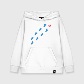 Детская толстовка хлопок с принтом Pop it Simple Dimple в Ухте, 100% хлопок | Круглый горловой вырез, эластичные манжеты, пояс, капюшен | pop it | simple dimple | дорога | лайк | ноги | попит | путь | путь к сердцу | сердечко | сердце | симпл димпл | тренды | шаги