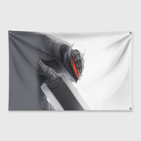 Флаг-баннер Anime Berserk: в Ухте, 100% полиэстер | размер 67 х 109 см, плотность ткани — 95 г/м2; по краям флага есть четыре люверса для крепления | anime | berserk | аниме | берсерк | бесерк | гатс | манга | мультфильм