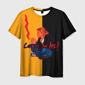 Мужская футболка 3D с принтом Come as you are в Ухте, 100% полиэфир | прямой крой, круглый вырез горловины, длина до линии бедер | alternative | kurt cobain | metall | music | nirvana | rock | альтернатива | курт кобейн | курт кобэйн | металл | музыка | нирвана | нирванна | рок