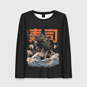 Женский лонгслив 3D Sushi Dragon: в Ухте, 100% полиэстер | длинные рукава, круглый вырез горловины, полуприлегающий силуэт | breathing | chinese | dragonblack | fire | helicopter | japan | marine | monster | ocean | reptile | sea | sticks | sushi | water | waves | вертолет | вода | волны | дракон | китайский | монстр | море | морской | огнедышащий | океан | палочки