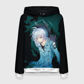 Женская толстовка 3D Fairy Tail: в Ухте, 100% полиэстер  | двухслойный капюшон со шнурком для регулировки, мягкие манжеты на рукавах и по низу толстовки, спереди карман-кенгуру с мягким внутренним слоем. | fairy tail | леон бастия | маг ледяного созидания | манга | хвост феи | чешуя ламии